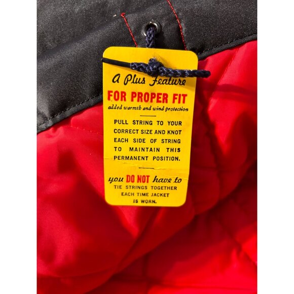 Vintage 70s I. Spiewak Golden Fleece Parka Size 46 NWT Zip Hood Red Lining USA - Picture 7 of 14